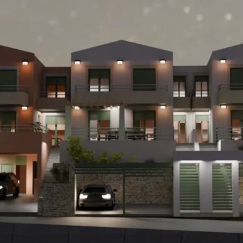 Vlychadia Seaside Villas, Night View - Front View